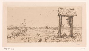Pastviny na Kaag, s poštovní schránkou Letterbox, Kaag (původní název)