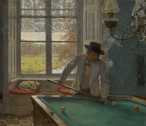 Hráč kulečníku, 1896.