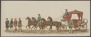Delftská přehlídka 1862, čtvrtá a pátá skupina Čtvrtý lustrum Královské akademie v Delftu - Ao. 1862 - Costumed Optogt (název série na předmětu)