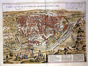 Káhira. Atlas Wilhelma Blaeua, Amsterdam 1630. od Willem Blaeu