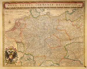 Moderní Německo ze světového divadla Willem Bleau, Amsterdam od Willem Blaeu