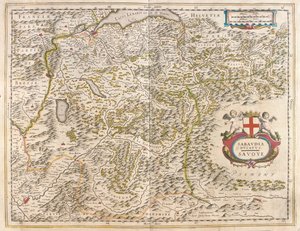 Savojsko, Ženeva a Lemanské jezero, Grenoble, v "Theatrum Orbis Terrarum, sive Atlas Novus" Willema Blaeua, Amsterdam. od Willem Blaeu