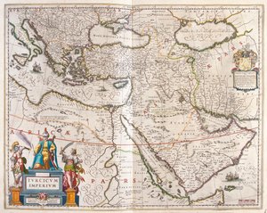 Turecká říše, v "Theatrum Orbis Terrarum, sive Atlas Novus" Willema Blaeua, Amsterdam od Willem Blaeu