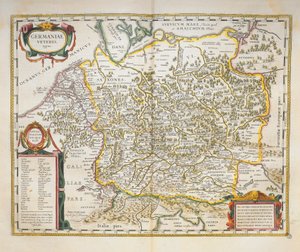 Staré Německo ze světového divadla Willem Bleau, Amsterdam od Willem Blaeu