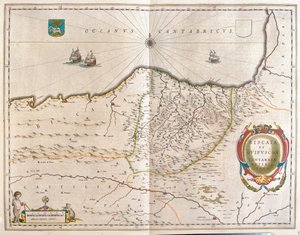 region se středem v Bilbau a rozkládající se od S od Willem Blaeu