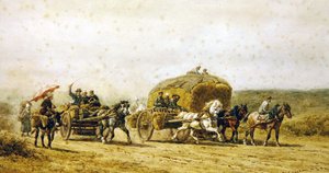 Závod na trh od Willem Carel Nakken