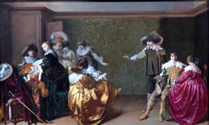 A Musical Party, cca 1620-35 (olej na dubovém panelu)