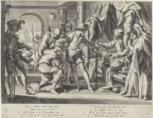 Hrabě Vilém III. z Holandska nařídí stětí svého soudního vykonavatele Thronus Justitiae (název série)