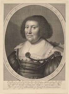 Kateřina, hraběnka z Pallandt od Willem Jacobsz Delff after Michiel van Miereveld