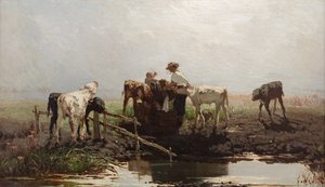 Telata u rybníka, 1863