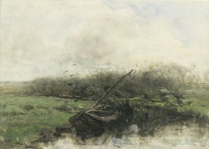 Veslice v příkopu od Willem Maris