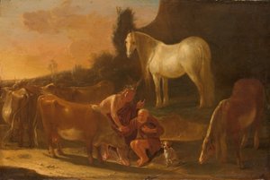 Merkur a Io od Willem Ossenbeeck