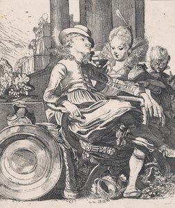Zamilovaný pár: Lucelle a Ascagnes, 1616.