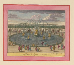 Bassin de Latone in den Gärten von Versailles od Willem Swidde