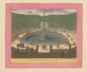 Brunnen des Ruhms in den Gärten von Versailles od Willem Swidde
