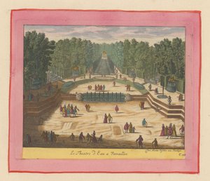 Wassertheater in den Gärten von Versailles od Willem Swidde