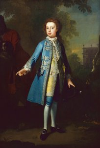 Portrét 3. vévody z Chandos jako chlapec (olej na plátně) od Willem Verelst