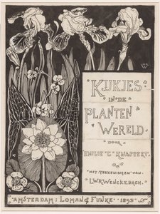 Návrh kapely pro: Knappert, Emilie C., Pohledy do světa rostlin, 1893 od Ludwig Willem Reymert Wenckebach