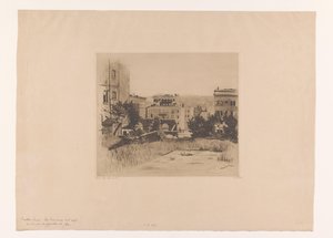 Pohled na Sutter Street v San Franciscu Sutter Street, San Francisco (původní název) od Willem Witsen (signed by artist)