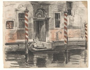 Dům na Canale Grande v Benátkách, s barevnými tóny od Willem Arnoldus Witsen