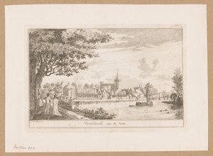 Pohled na Vreeland Vreeland aan de Vecht (název na objektu) od Willem Writs (possibly)