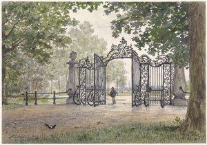 Monumentální brána Vreedenhoff v Nieuwersluis aan de Vecht