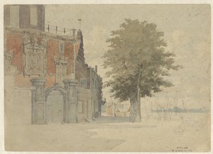 Groothoofdspoort v Dordrechtu od Willem de Haas Hemken