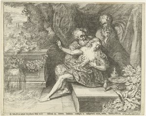 Susanna a starší od Willem de Ryck