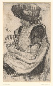 Sedící dívka, vlevo od Willem de Zwart