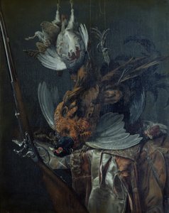 Zátiší s Dead Game (olej na plátně) od Willem van Aelst