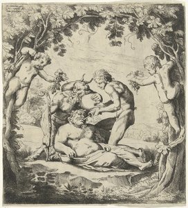 Pití Bacchuse od Willem van Haecht (II)