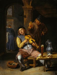 Slepý houslista, 1637-1677. od Willem van Herp