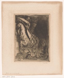 Svatý Jiří a drak od Willem van Konijnenburg (signed by artist)