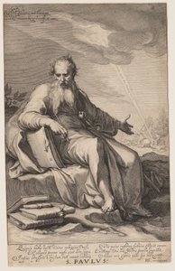 Svatý Pavel, z knihy Hříšníci Starého a Nového zákona od Willem van Swanenburgh