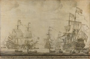 Rada války na palubě Sedmi provincií, vlajkové lodi Michiela Adriaensze de Ruytera, 10. června 1666, předcházející čtyřdenní bitvě: epizoda z druhé anglo-nizozemské války