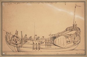 Jachta Admirality Maas od Willem van de Velde the Younger