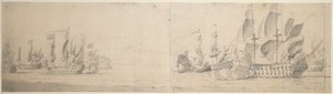 Akce Beach a van Ghent od Willem van de the Elder Velde