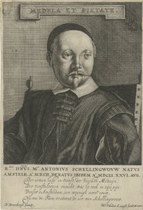 Portrét Antonia Schellingwou od Willem van der Laegh