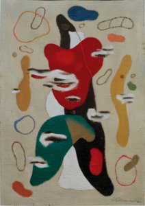 postavička s plamínkem od Willi Baumeister