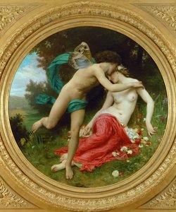 Flora a Zephir (malba na plátně) od William-Adolphe Bouguereau