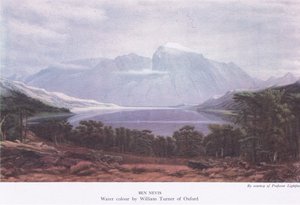 Ben Nevis, z British Adventure nakladatelství Collins od Joseph Mallord William Turner