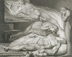 Death of the Strong Wicked Man, pl.6, ilustrace z 