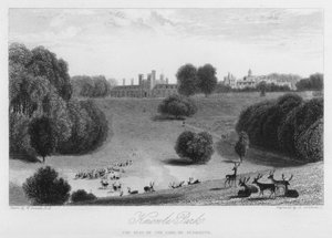 Knowle Park, sídlo hraběte z Plymouthu (rytina)