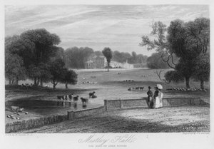 Mistley Hall, sídlo lorda Riverse (rytina)