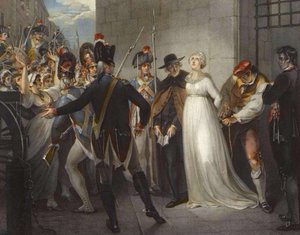 Marie-Antoinette opouští Conciergerie 16. října