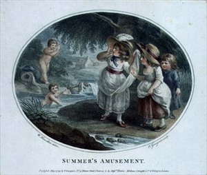 Letní zábava, rytá a hospoda. Thomas Gaugain (1748-1812)