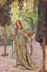 Shakespearův Romeo a Julie: (barevná litografie)