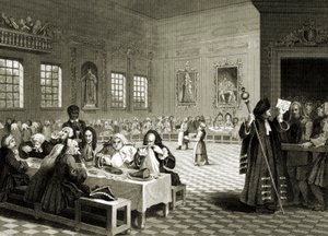 Goodchild in Guildhall - od William (after) Hogarth