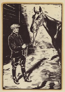 Ilustrace k Memoirs of a Fox-Hunting Man od Siegfrieda Sassoona (dřevořez) od William (after) Nicholson