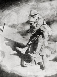 Poilu a Tommy podle obrazu sira Williama Orpena. od William (after) Orpen